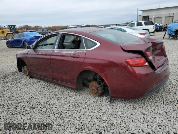 2017 Chrysler 200 Touring with VIN 1C3CCCFB9HN502376, listed as a Copart auction lot 84663924 with 0 mi miles and Salvage Title. Bid and sale history available at carsss.com. Image 2.