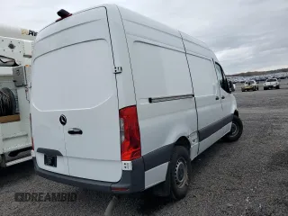 2023 Mercedes-Benz Sprinter Cargo with VIN W1Y40BHY4PT143979, listed as a Copart auction lot 49113905 with 42,295 mi miles and Salvage Title. Bid and sale history available at carsss.com. Image 3.