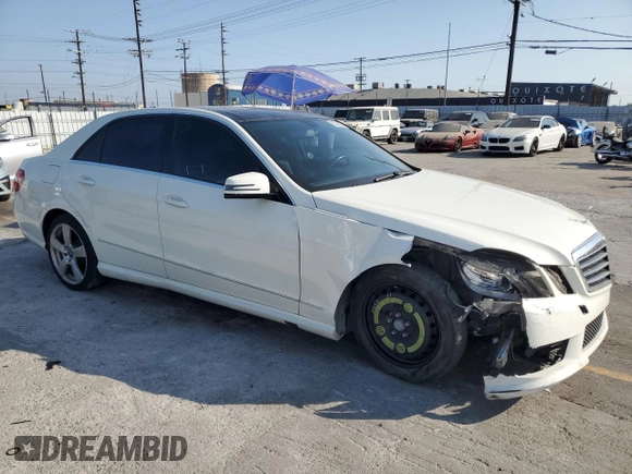 2011 Mercedes-Benz E 350 Luxury with VIN WDDHF5GBXBA516830, listed as a Copart auction lot 62338895 with 127,347 mi miles and Salvage title. Bid and sale history available at DreamBid. Image 4.