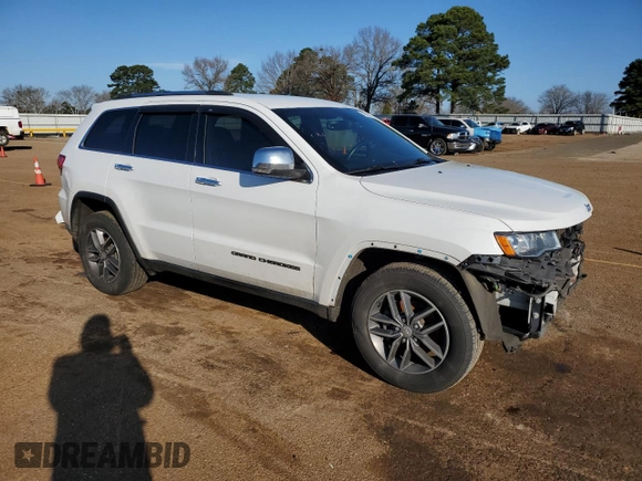 2017 Jeep Grand Cherokee Limited with VIN 1C4RJEBGXHC828918, listed as a Copart auction lot 45581845 with 158,816 mi miles and Salvage Title. Bid and sale history available at carsss.com. Image 4.