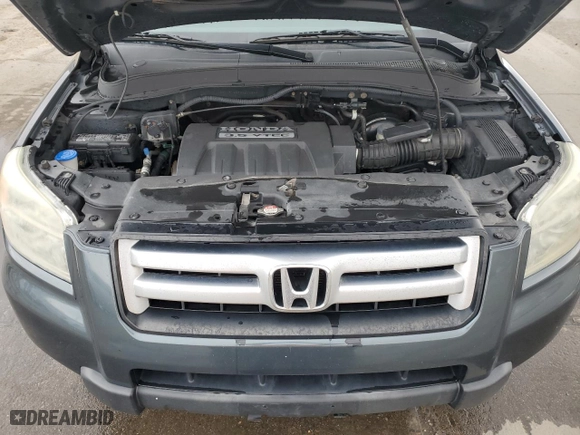 2006 Honda Pilot EX-L with VIN 2HKYF18596H504694, listed as a Copart auction lot 51646995 with 205,258 mi miles and Salvage Title. Bid and sale history available at carsss.com. Image 12.