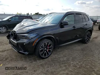 2022 BMW X5 M z VIN 5YMJU0C02N9N01549, wystawiony jako Copart lot #55514093 z przebiegiem Nie podano mil oraz . Historia ofert i sprzedaży dostępna na DreamBid. Obrazek 1.
