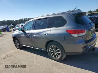 2016 Nissan Pathfinder S with VIN 5N1AR2MN5GC667968, listed as a Copart auction lot 89003405 with 156,253 mi miles and Salvage Title. Bid and sale history available at carsss.com. Image 2.