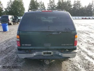 2001 Chevrolet Tahoe LS with VIN 1GNEK13TX1J293579, listed as a Copart auction lot 46943835 with 291,811 mi miles and Salvage Title. Bid and sale history available at carsss.com. Image 6.