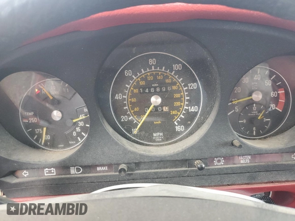 1979 Mercedes-Benz SL with VIN 10704412052292, listed as a Copart auction lot 64758035 with 146,896 mi miles and Clean title. Bid and sale history available at DreamBid. Image 9.