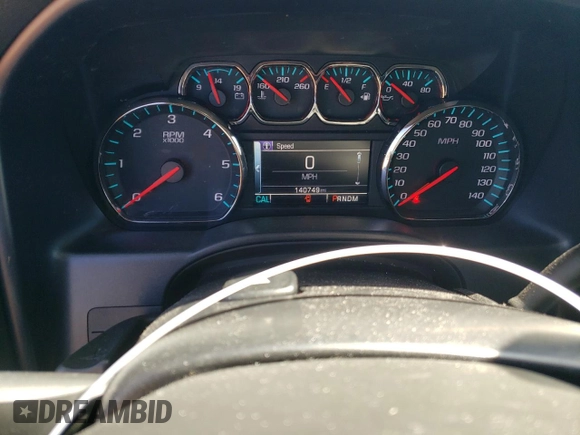 2015 Chevrolet Silverado 1500 LT with VIN 3GCPCREC8FG531352, listed as a Copart auction lot 48613115 with 140,749 mi miles and Salvage Title. Bid and sale history available at DreamBid. Image 9.