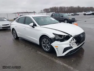 2022 Hyundai Sonata SEL with VIN KMHL64JA2NA236267, listed as a IAAI auction lot 41053375 with 55,315 mi miles. Bid and sale history available at carsss.com. Image 1.
