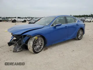 2022 Lexus IS 300 with VIN JTHDA1D20N5121281, listed as a Copart auction lot 50661515 with 40,188 mi miles and Salvage title. Bid and sale history available at DreamBid. Image 1.