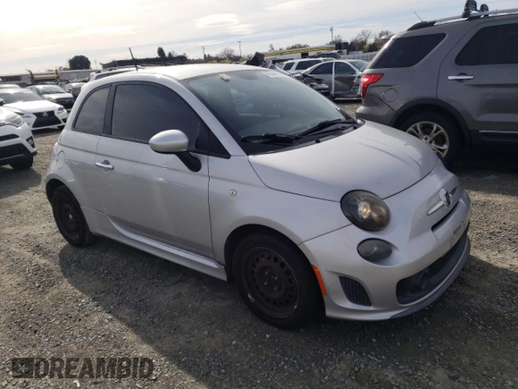 2013 FIAT 500 Turbo with VIN 3C3CFFHH8DT554229, listed as a Copart auction lot 45544355 with 127,548 mi miles and Salvage title. Bid and sale history available at DreamBid. Image 4.