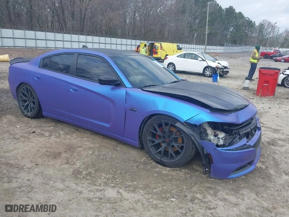 2018 Dodge Charger R/T with VIN 2C3CDXCT6JH260954, listed as a IAAI auction lot 41716171 with 1 mi miles. Bid and sale history available at carsss.com. Image 1.