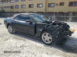 2012 Ford Mustang V6 with VIN 1ZVBP8EM5C5252216, listed as a Copart auction lot 55965755 with 135,502 mi miles and Salvage title. Bid and sale history available at DreamBid. Image 4.