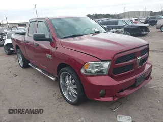 2014 Ram 1500 Tradesman with VIN 1C6RR6FG4ES454808, listed as a IAAI auction lot 41368359 with 233,684 mi miles and . Bid and sale history available at DreamBid. Image 1.