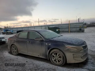 2016 Kia Optima LX with VIN 5XXGT4L35GG094291, listed as a Copart auction lot 85089364 with 89,950 mi miles and Salvage Title. Bid and sale history available at carsss.com. Image 4.