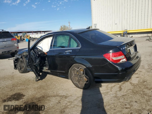 2012 Mercedes-Benz C 350 Sport with VIN WDDGF5HB1CR195581, listed as a Copart auction lot 44602635 with 188,704 mi miles and Salvage Title. Bid and sale history available at DreamBid. Image 2.