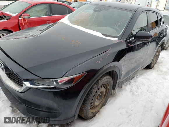2019 Mazda CX-5 Sport with VIN JM3KFBBL4K0606504, listed as a Copart auction lot 46343035 with 150,942 mi miles and Salvage Title. Bid and sale history available at DreamBid. Image 1.