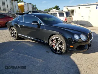 2014 Bentley Continental GT with VIN SCBFT7ZA2EC090234, listed as a Copart auction lot 52746304 with 40,309 mi miles and Salvage Title. Bid and sale history available at DreamBid. Image 4.
