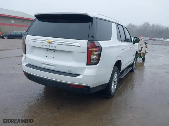 2024 Chevrolet Tahoe LT with VIN 1GNSKNKD4RR238451, listed as a IAAI auction lot 41743907 with 17,489 mi miles. Bid and sale history available at carsss.com. Image 4.