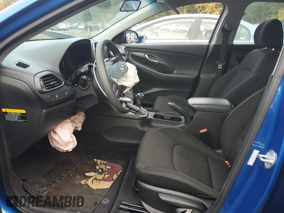 2018 Hyundai Elantra GT with VIN KMHH35LE4JU034043, listed as a Copart auction lot 79347134 with 0 mi miles and Salvage Title. Bid and sale history available at carsss.com. Image 7.
