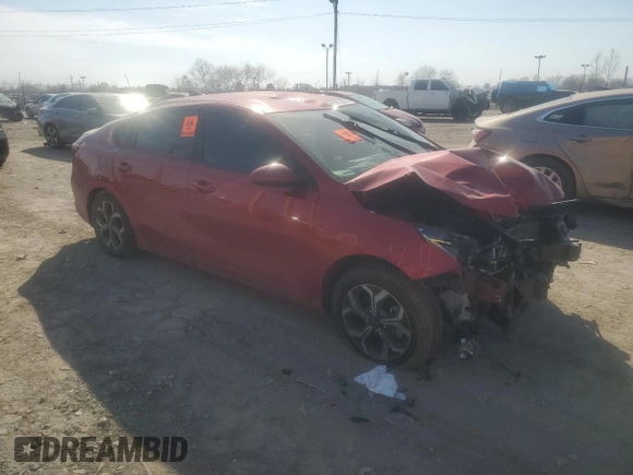 2020 Kia Forte LXS with VIN 3KPF24AD6LE168699, listed as a Copart auction lot 48853845 with 24,119 mi miles and Salvage Title. Bid and sale history available at carsss.com. Image 4.