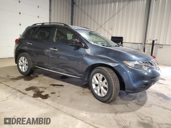 2014 Nissan Murano SV with VIN JN8AZ1MU3EW417456, listed as a Copart auction lot 72687934 with 48,736 mi miles and Salvage Title. Bid and sale history available at carsss.com. Image 4.