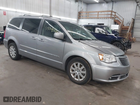 2013 Chrysler Town & Country Touring with VIN 2C4RC1BG9DR714736, listed as a IAAI auction lot 41824364 with 156,486 mi miles. Bid and sale history available at carsss.com. Image 1.
