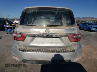 2022 Nissan Armada SV with VIN JN8AY2AD7N9675037, listed as a Copart auction lot 83914134 with 44,753 mi miles and Salvage Title. Bid and sale history available at carsss.com. Image 6.