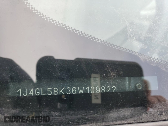 2006 Jeep Liberty Limited with VIN 1J4GL58K36W109822, listed as a Copart auction lot 45653515 with 173,335 mi miles and Salvage title. Bid and sale history available at DreamBid. Image 13.