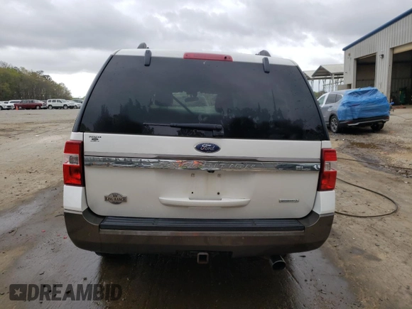2017 Ford Expedition EL XLT with VIN 1FMJK1HT9HEA80749, listed as a Copart auction lot 49049784 with 0 mi miles and Salvage Title. Bid and sale history available at carsss.com. Image 6.
