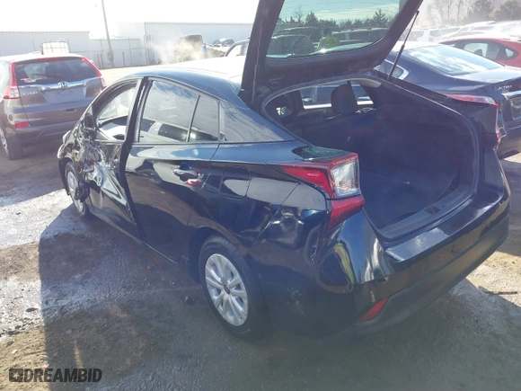 2020 Toyota Prius L Eco with VIN JTDKARFU7L3119834, listed as a IAAI auction lot 41653177 with 140,964 mi miles. Bid and sale history available at carsss.com. Image 3.