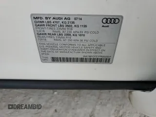 2015 Audi Q3 Premium Plus z VIN WA1BFCFS7FR002537, wystawiony jako Copart lot #77711754 z przebiegiem 78 024 mil mil oraz Szkoda całkowita • Salvage title. Historia ofert i sprzedaży dostępna na DreamBid. Obrazek 14.