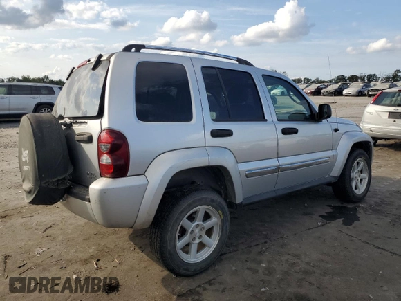 2007 Jeep Liberty Limited with VIN 1J4GL58KX7W526288, listed as a Copart auction lot 71364364 with 52,341 mi miles and Salvage Title. Bid and sale history available at DreamBid. Image 3.