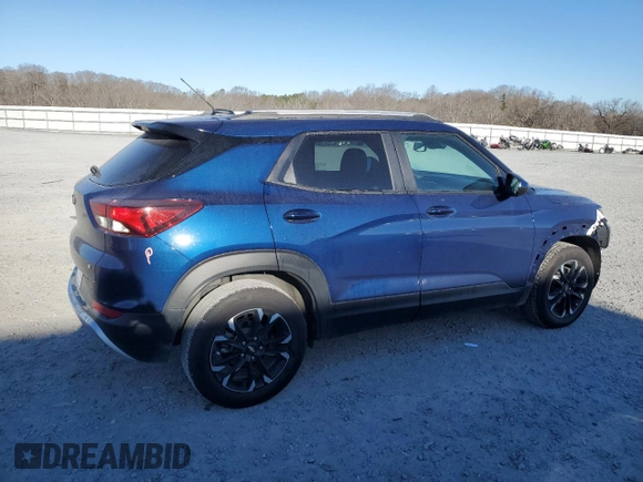 2023 Chevrolet TrailBlazer LT with VIN KL79MPSLXPB118337, listed as a Copart auction lot 43477104 with 22,624 mi miles and . Bid and sale history available at DreamBid. Image 3.