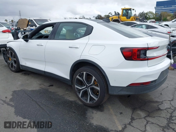 2022 Polestar 2 with VIN LPSED3KA3NL051850, listed as a IAAI auction lot 41764177 with 49,200 mi miles. Bid and sale history available at carsss.com. Image 3.