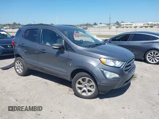 2020 Ford EcoSport SE with VIN MAJ6S3GL3LC317804, listed as a IAAI auction lot 41737555 with 67,582 mi miles and . Bid and sale history available at carsss.com. Image 1.