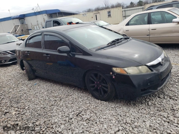 2010 Honda Civic Sdn LX with VIN 2HGFA1F56AH331793, listed as a Copart auction lot 43772815 with 0 mi miles and Salvage Title. Bid and sale history available at carsss.com. Image 4.