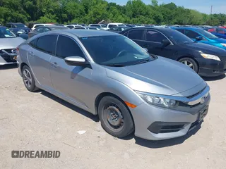 2018 Honda Civic Sedan LX with VIN 19XFC2F53JE042512, listed as a IAAI auction lot 42047847 with 89,505 mi miles. Bid and sale history available at carsss.com. Image 1.