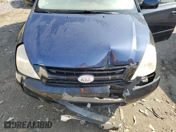 2010 Kia Sedona LX with VIN KNDMG4C38A6345852, listed as a Copart auction lot 68985594 with 146,469 mi miles and Salvage Title. Bid and sale history available at carsss.com. Image 12.