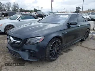 2018 Mercedes-Benz E 63 S AMG with VIN WDDZF8KB4JA224909, listed as a IAAI auction lot 41652066 with 56,712 mi miles and . Bid and sale history available at DreamBid. Image 17.