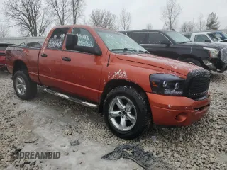 2008 Dodge 1500 SLT with VIN 1D7HU18208S615981, listed as a Copart auction lot 46594765 with 198,406 mi miles and Clean Title. Bid and sale history available at carsss.com. Image 4.
