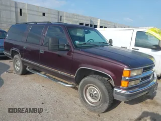 1997 Chevrolet Suburban with VIN 3GNGC26JXVG186125, listed as a IAAI auction lot 42657115 with 109,397 mi miles and . Bid and sale history available at DreamBid. Image 1.