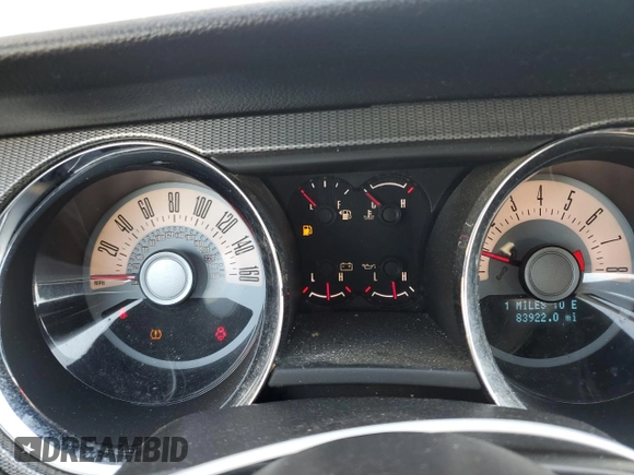 2011 Ford Mustang GT with VIN 1ZVBP8FF4B5155281, listed as a Copart auction lot 53156305 with 83,922 mi miles and Clean Title. Bid and sale history available at DreamBid. Image 9.