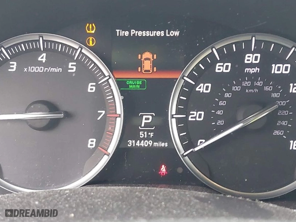 2014 Acura MDX Tech Pkg with VIN 5FRYD4H49EB008644, listed as a IAAI auction lot 41564811 with 314,409 mi miles. Bid and sale history available at carsss.com. Image 15.