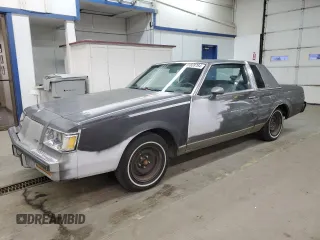 1987 Buick Regal with VIN 1G4GM11Y8HP404224, listed as a Copart auction lot 81828764 with 74,368 mi miles and Salvage Title. Bid and sale history available at DreamBid. Image 1.