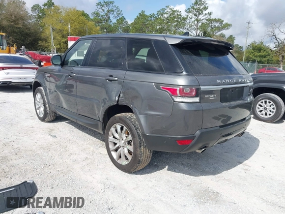 2016 Land Rover Range Rover Sport HSE with VIN SALWR2VF4GA556933, listed as a IAAI auction lot 41757697 with 50,558 mi miles and . Bid and sale history available at DreamBid. Image 3.