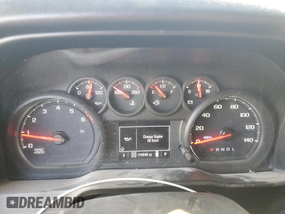 2019 Chevrolet Silverado 1500 Custom with VIN 1GCUYBEF2KZ181703, listed as a Copart auction lot 83764894 with 114,948 mi miles and Salvage Title. Bid and sale history available at DreamBid. Image 9.