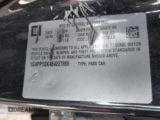 2014 Buick Verano with VIN 1G4PP5SK4E4227886, listed as a IAAI auction lot 41882084 with 90,673 mi miles and . Bid and sale history available at DreamBid. Image 9.
