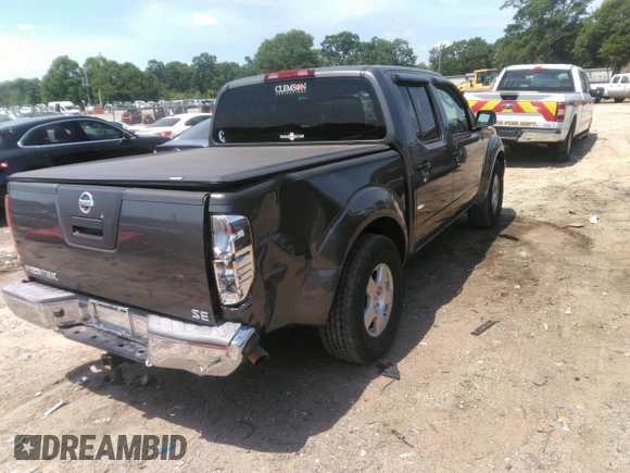 2008 Nissan Frontier SE with VIN 1N6AD07U28C404345, listed as a IAAI auction lot 42149676 with 105,637 mi miles and . Bid and sale history available at DreamBid. Image 4.