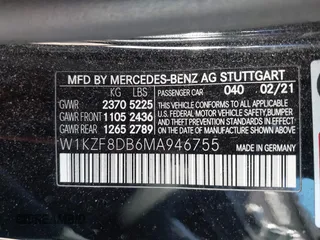 2021 Mercedes-Benz E-Class E 350 with VIN W1KZF8DB6MA946755, listed as a IAAI auction lot 41830692 with 33,841 mi miles. Bid and sale history available at carsss.com. Image 9.