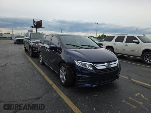 2018 Honda Odyssey EX-L with VIN 5FNRL6H75JB064377, listed as a Copart auction lot 56241905 with 103,651 mi miles and Clean Title. Bid and sale history available at DreamBid. Image 1.