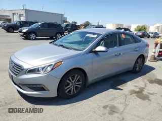 2015 Hyundai Sonata Eco z VIN 5NPE24AA3FH142479, wystawiony jako Copart lot #64545485 z przebiegiem 144 595 mil mil oraz Szkoda całkowita • Salvage title. Historia ofert i sprzedaży dostępna na DreamBid. Obrazek 1.